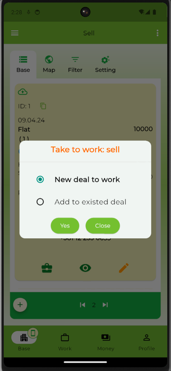 Deal to work